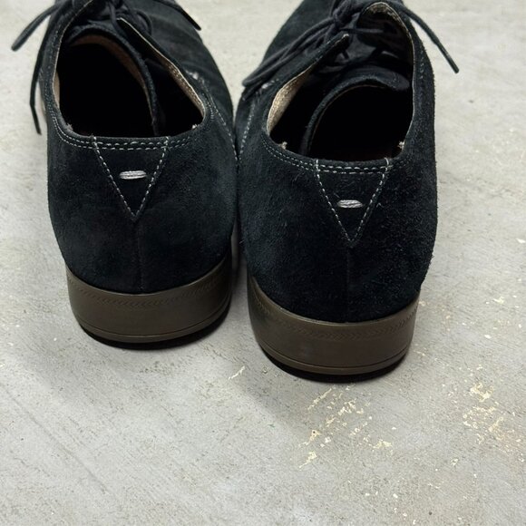 John Varvatos USA Shoes Size 8 M Mens Black Suede Derby Oxford - Picture 6 of 6